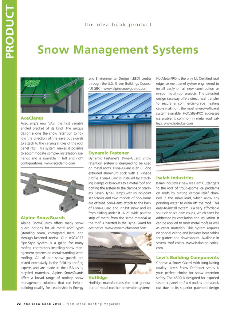 snow management systems