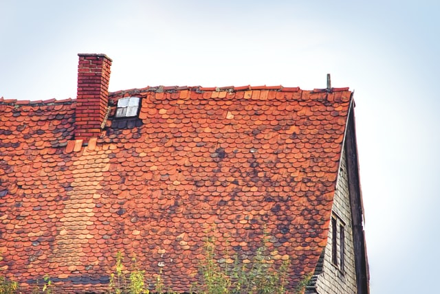 A sagging roof