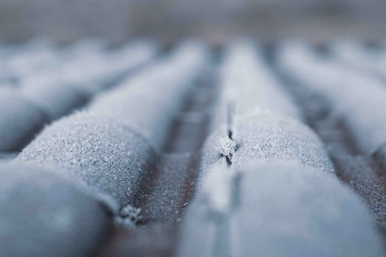 Frozen roof.